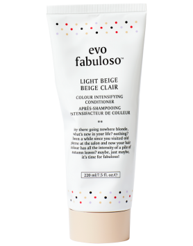 evo fabuloso colour intensifying conditioner- light beige 7.5oz